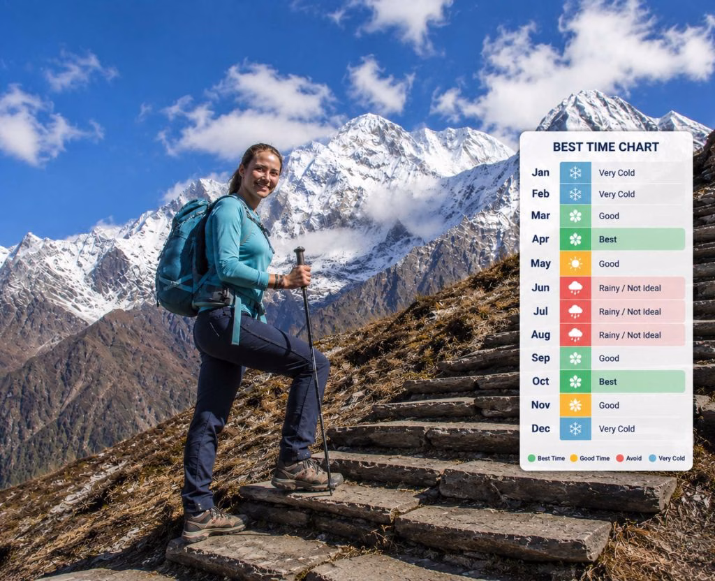 Mardi Himal trek musim